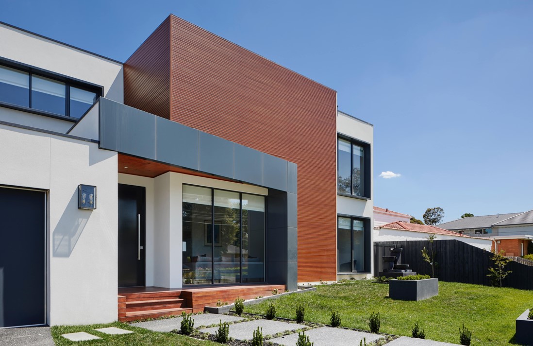 modern face brick house nsw